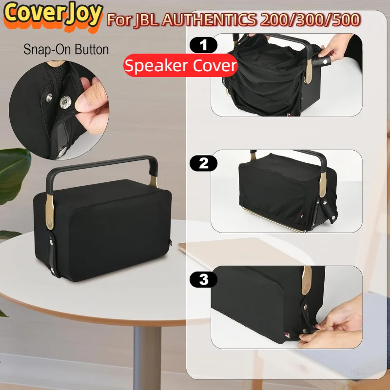 CoverJoy coque rigide pour haut-parleur JBL authentique 200 300 500 housse de protection anti-poussière Premium avec bord élastique universel CoverJoy coque rigide pour haut-parleur JBL authentique 200 300 500 housse de protection anti-poussière Premium avec bord élastique universel