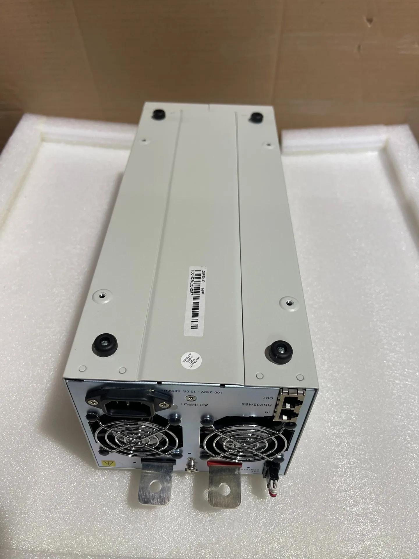 For TDK-Lambda ZUP20-40 0-20V 0-40A 0-10V 0-20A DC Stabilized Adjustable Power Supply Before Shipment Perfect Test