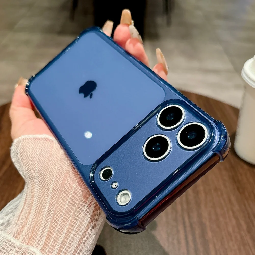 Stoßfeste Neon-Soft-TPU-Klarhülle für iPhone 17 Pro Max 16 15 14 13 12 11 XR XS X 7 8 Plus mit Kameraschutz aus Silikon – Detail 14