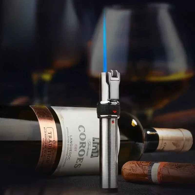 

New JOBON Jet Flint Lighter Windproof Gas Torch Lighter Inflated Butane Metal Grinding Wheel Lighter Christmas Gift Men