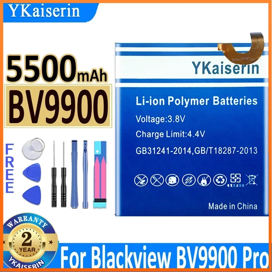 Battery for Blackview BV9900 Pro 5500mAh BV 9900 Bateria 5.84