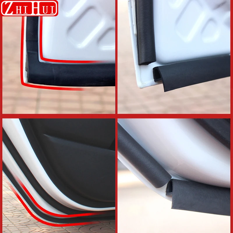 For Geely Cityray 2024 2025 Car Styling Sealing Strip Door Engine Sound Insulation Dustproof Rubber Strip Auto Accessories