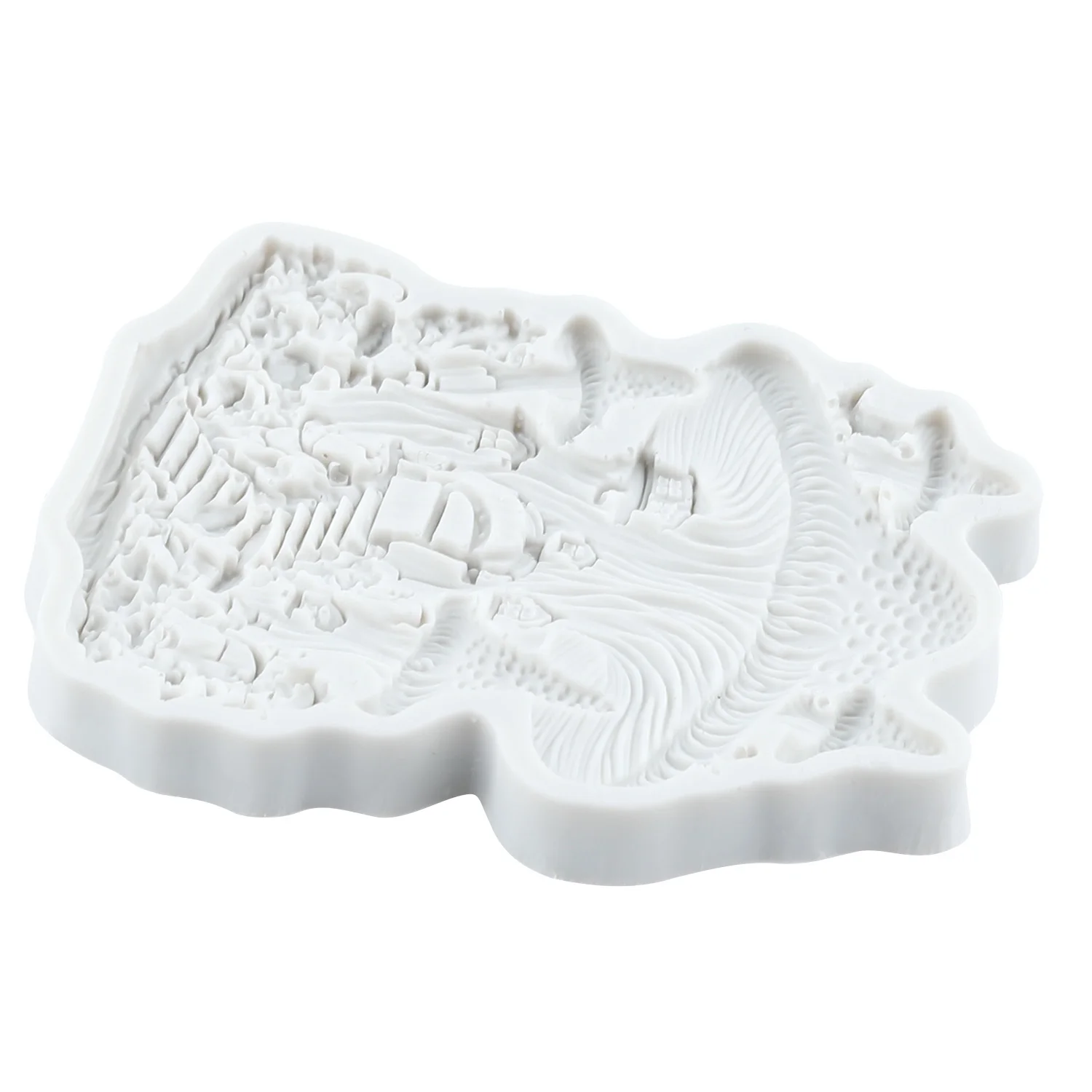 Mushroom Castle Silicone Molds Mushroom Fondant Cake Decorating Tools Cupcake Topper Candy Craft Gum Paste Polymer Clay view 6