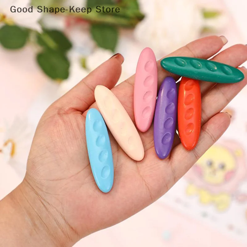 مجموعة أقلام تلوين على شكل الفول السوداني للأطفال - 12/24/36 لونًا قابلة للغسل والمسح وغير سامة أدوات الرسم الإبداعي للأطفال #2