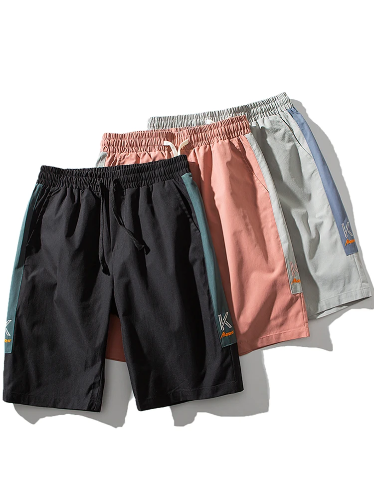 

Hong Kong Sle Summer Thin Five-Point Men's orts Straight Leg Workwear Sports Pants Breathable Comfortable Polyester Fiber