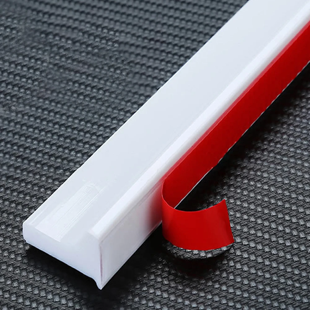 Bathroom Retention Water Barrier Strip Silicone Water Stopper Water Retaining Strip Dry/Wet Separation Silicone Seal Strip