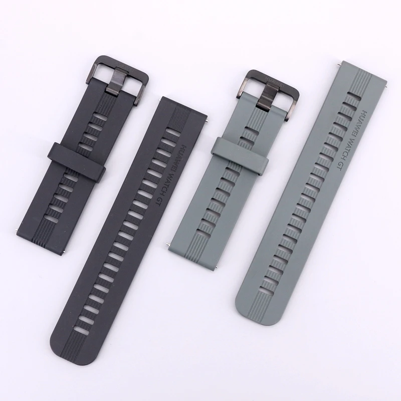 Original Huawei GT3 SE GT4 46mm GT2 22mm TPU Watch Strap Watch 3 / 4 pro Soft Silicon Sport Band Buds Ultimate Wristband Strap