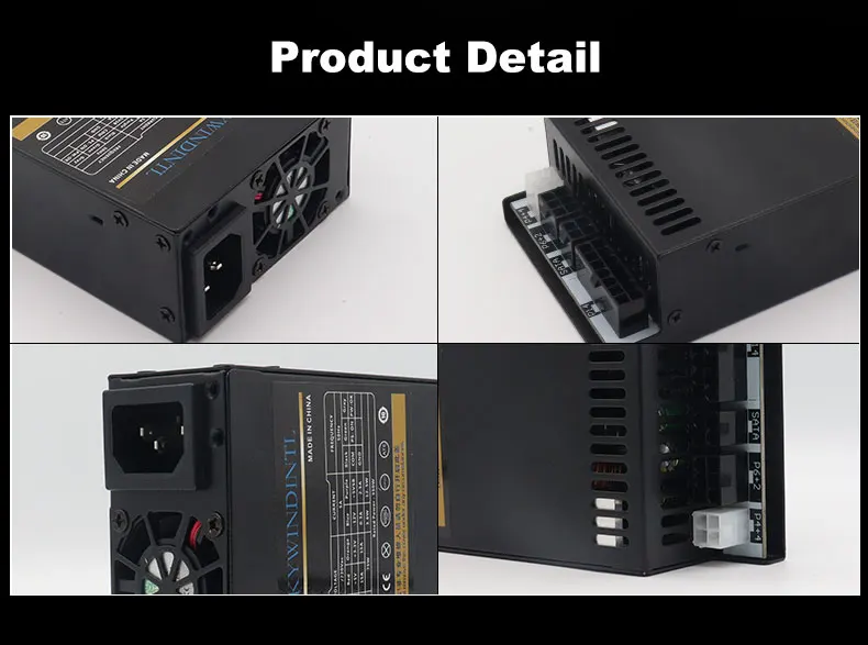 T.F.SKYWINDINTL Flex PC PSU 400W petite alimentation 1U évaluée 350W Module complet 80plus or pour K39 A4 S3 G5 ITX Mini boîtier 220V