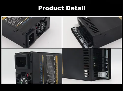 Imagen 2 del producto T.F.SKYWINDINTL Flex PC PSU 400W pequeña fuente de alimentación 1U clasificada 350W módulo completo 80plus oro para K39 A4 S3 G5 ITX Mini funda 220V