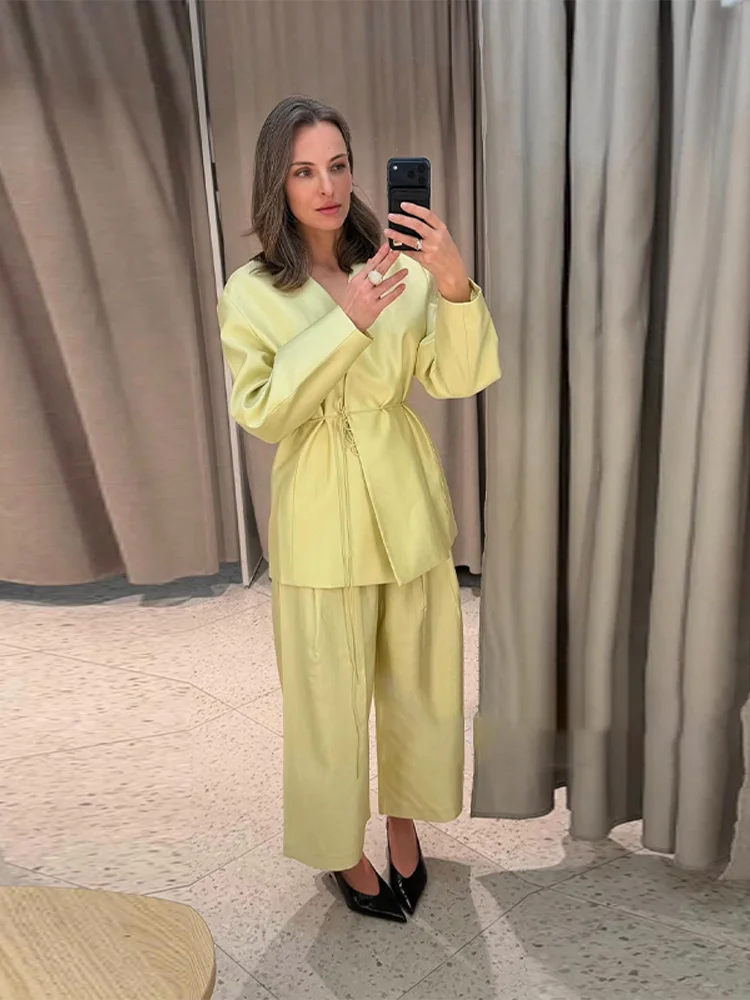 Thumbnail 3 - #66 Trending Womens Wide Leg Pant Sets Right Now