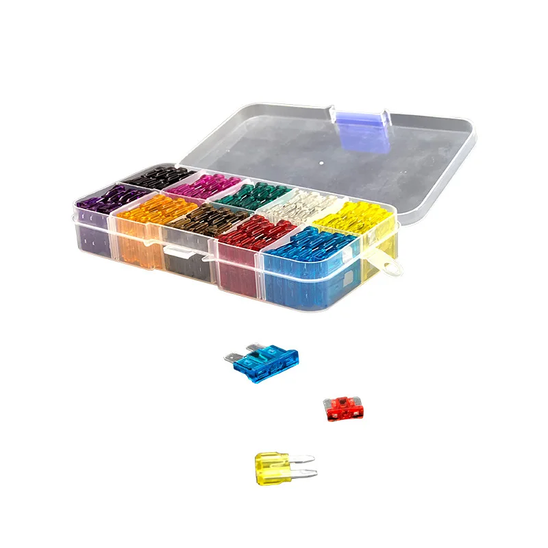 10Pcs Car Blade Fuses Colorful Transparent Design Reliable Circuit Protection Automotive Electrical Systems, Ideal Spare Fuses