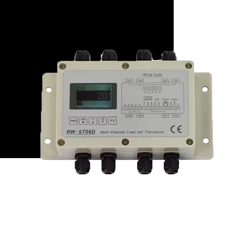 Six-channel input multi-channel weighing transmitter RW-ST06D industrial weighing high-precision load cell transmitter
