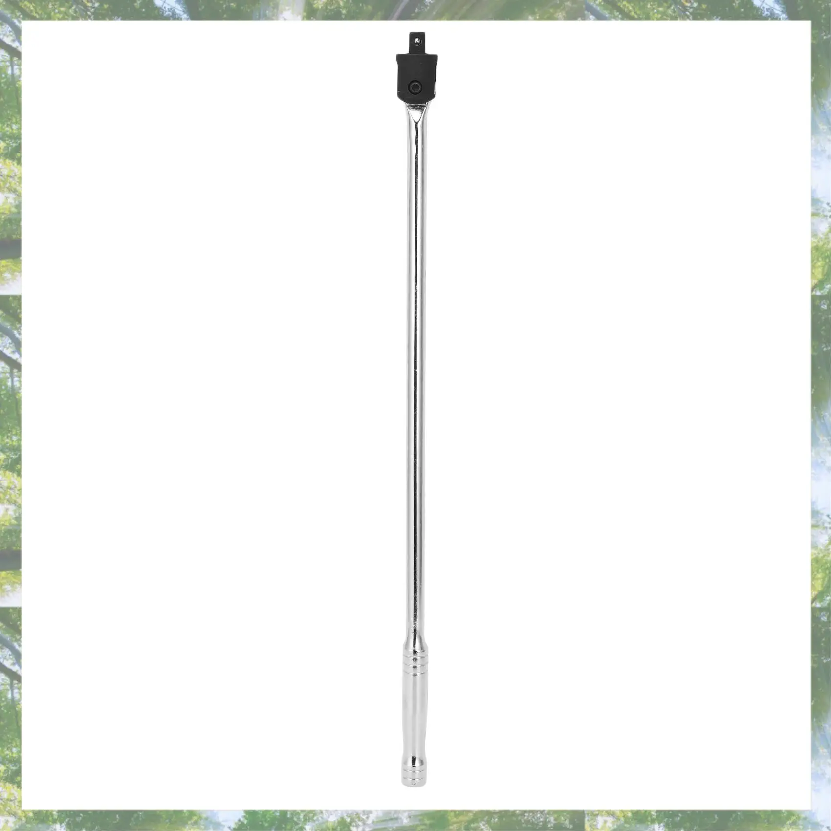 2025 Trend 1Piece 24 Inch Long 1/2 Inch Breaker Bar Socket Driver 180 Degree Flex Head With Spring-Loaded Ball Bearing Socket Wr