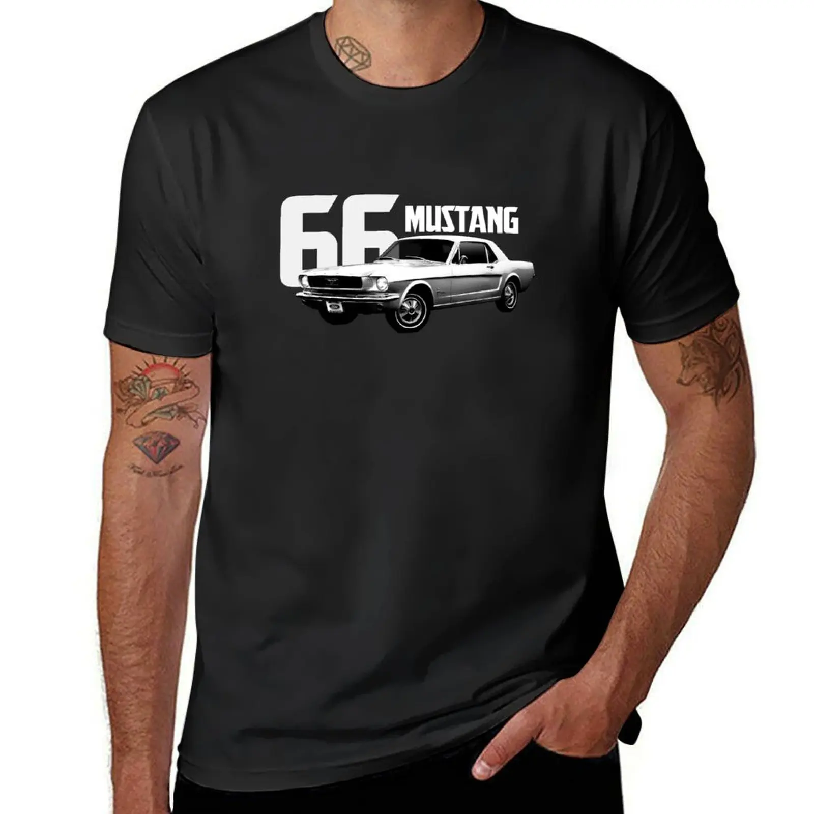 

1966 Mustang T-Shirt tees customizeds men graphic t shirts