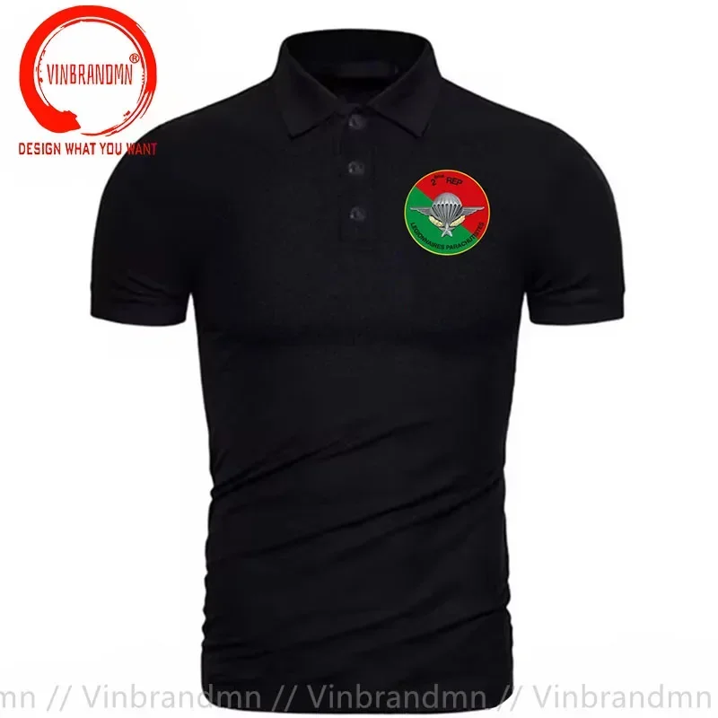 France Legion Etrangere Parachutiste 2e REP Polo Shirt Business Summer French PARACAIDISTAS 2DO REP LEGIONARIO Chapa Polo Shirts