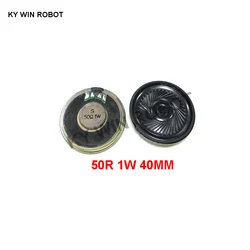 2 adet/grup yeni ultra-ince Mini hoparlör 50 ohm 1 watt 1speaker r hoparlör çapı 40MM 4CM thickness5MM