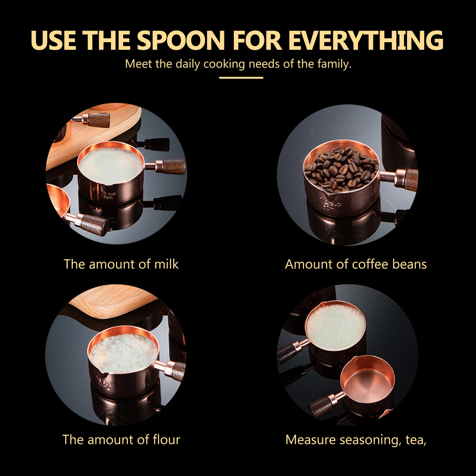 

1Pcs Wooden Handle Sauce Bowl Thickened Stainless Steel Seasoning Cup Hotel Kitchen Bar Food Serving Dipping Container