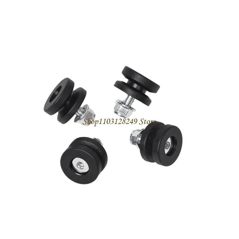 

N5KD 4Pcs Rubber Grommets Quick Release Base Pads Fixing Spacer for Motorcycle Trunks with Antislip Design
