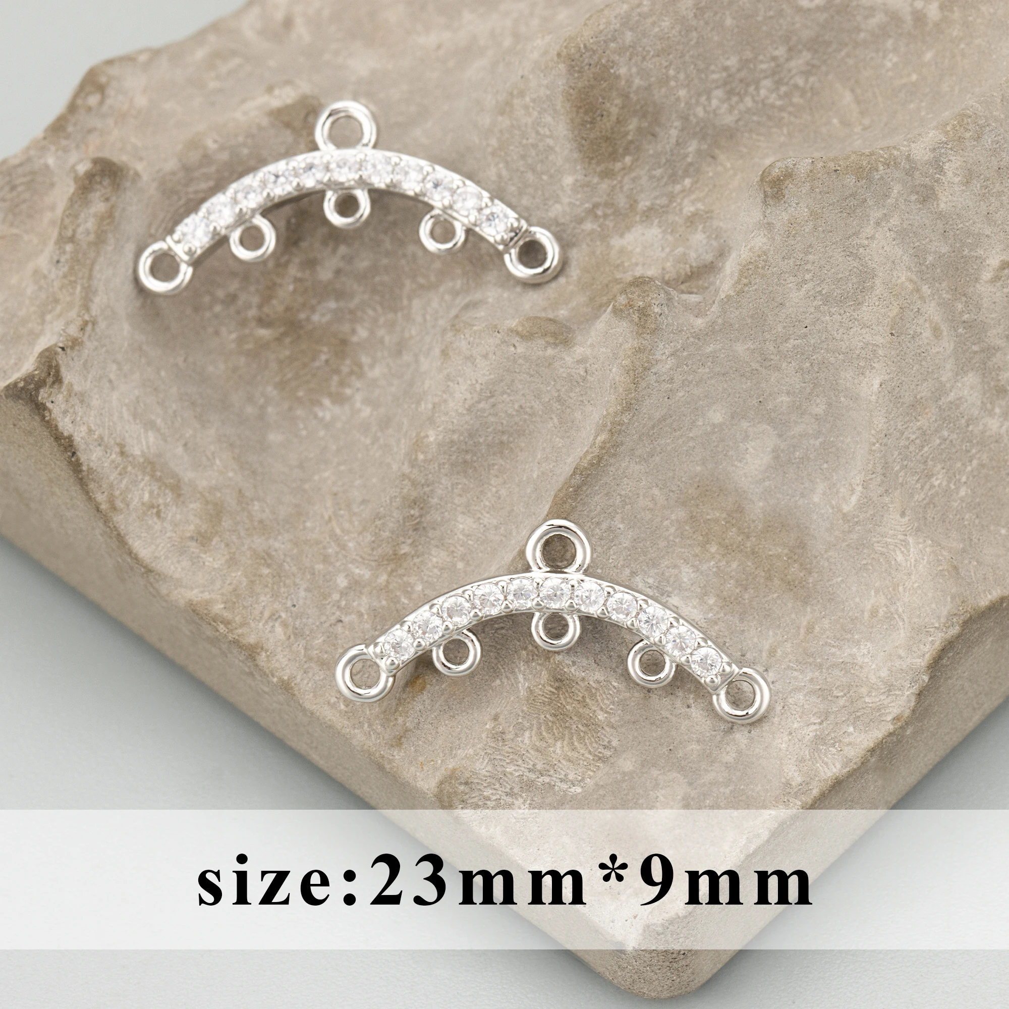 GUFEATHER، 10 قطعة/الوحدة، MG20، إكسسوارات مجوهرات، مطلي بالذهب عيار 18 قيراط، نحاس، زركون، سحر، خواتم، موصل ذاتي الصنع، صنع المجوهرات #6