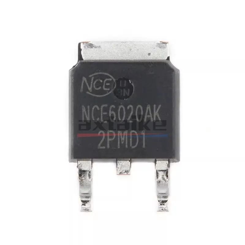 20PCS NCE6020AK TO-252 60V 20A 45W NCE6020 SMD N-channel MOSFET Transistor