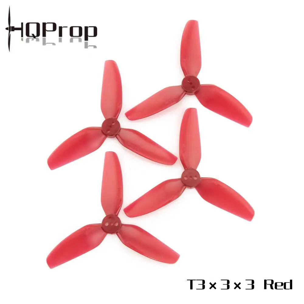 8 par śmigła HQPROP T3X3X3 3030 3-łopatowe rekwizyty PC 1,5 mm CW CCW dla RC FPV Freestyle 3-calowe drony Cinewhoop z wykałaczką — zdjęcie produktu 5