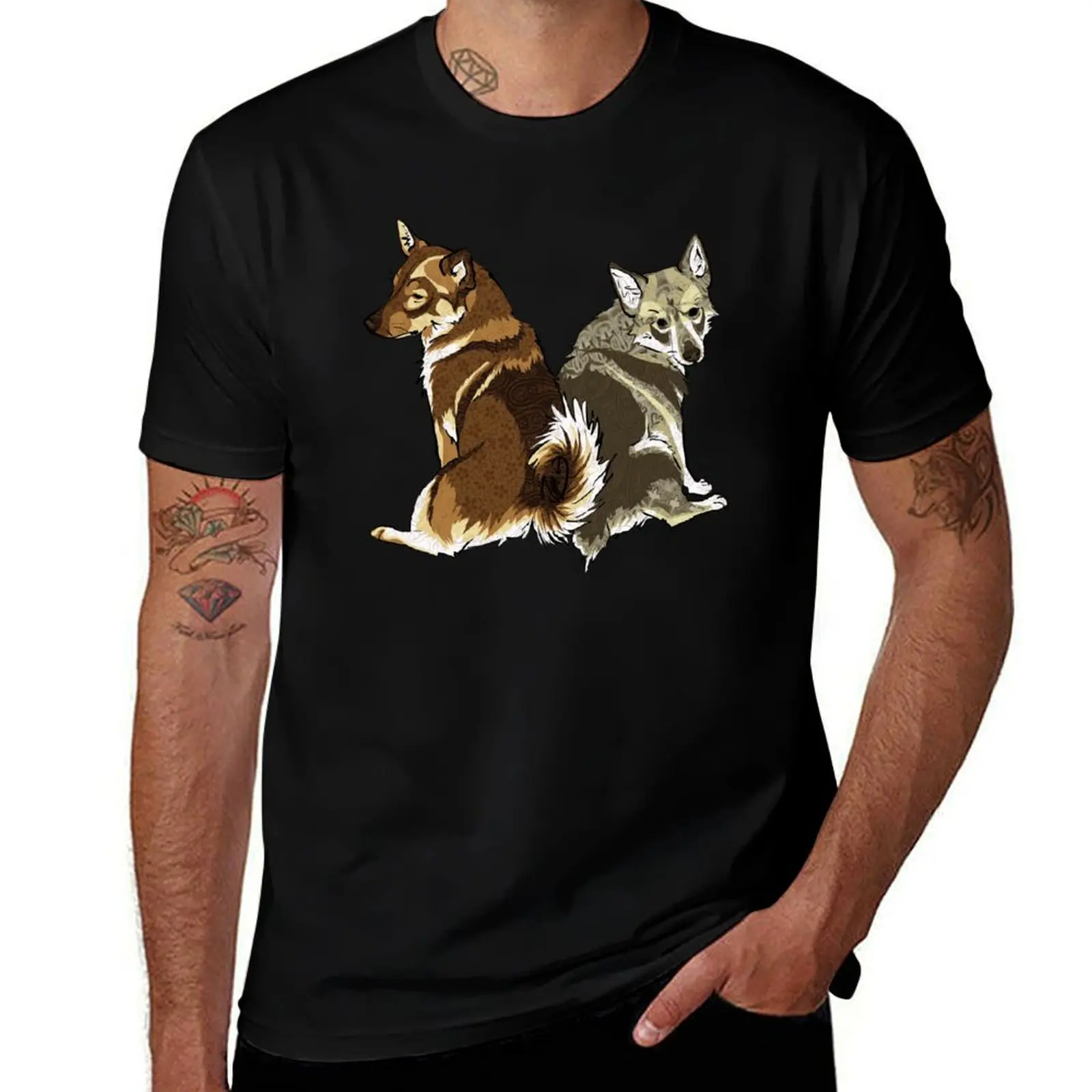 

Vallhunds - Natural Colours T-Shirt funny gifts graphics quick-drying man clothes designer t shirt men