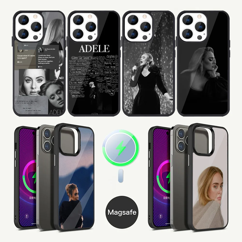 Singer A-Adele Phone Case For iPhone 16,15,14,13,12,11,Plus,Pro,Max Mini Magsafe Magnetic Wireless Charging