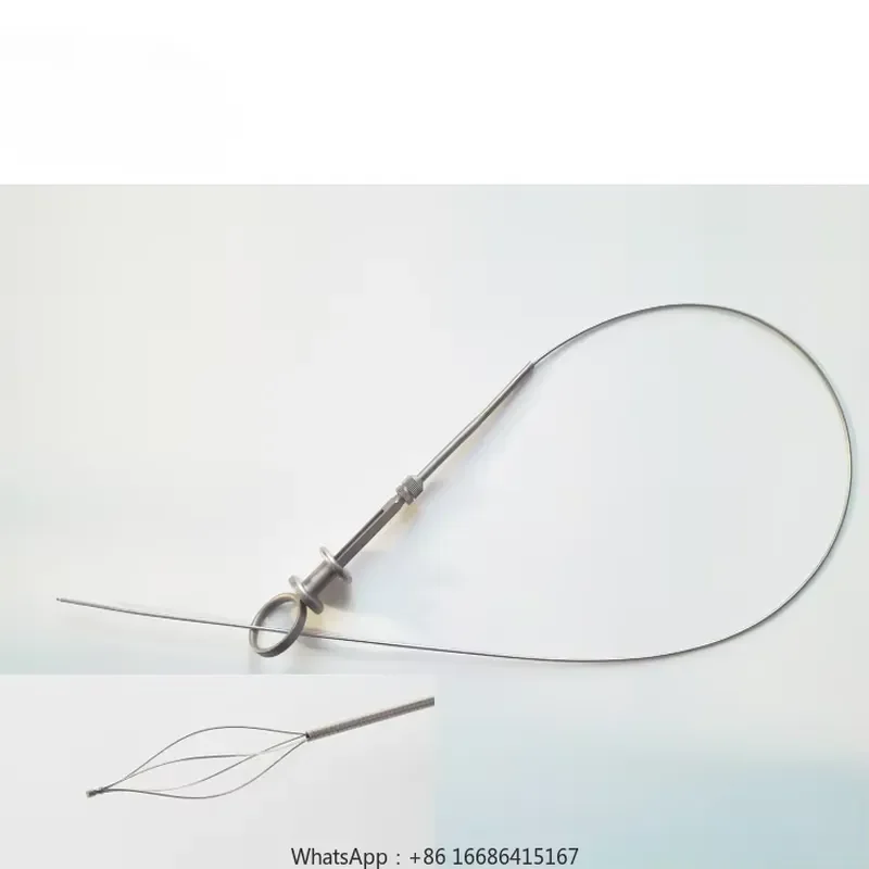 Urology Stone Retrieval Basket Spiral Working Length 590mm