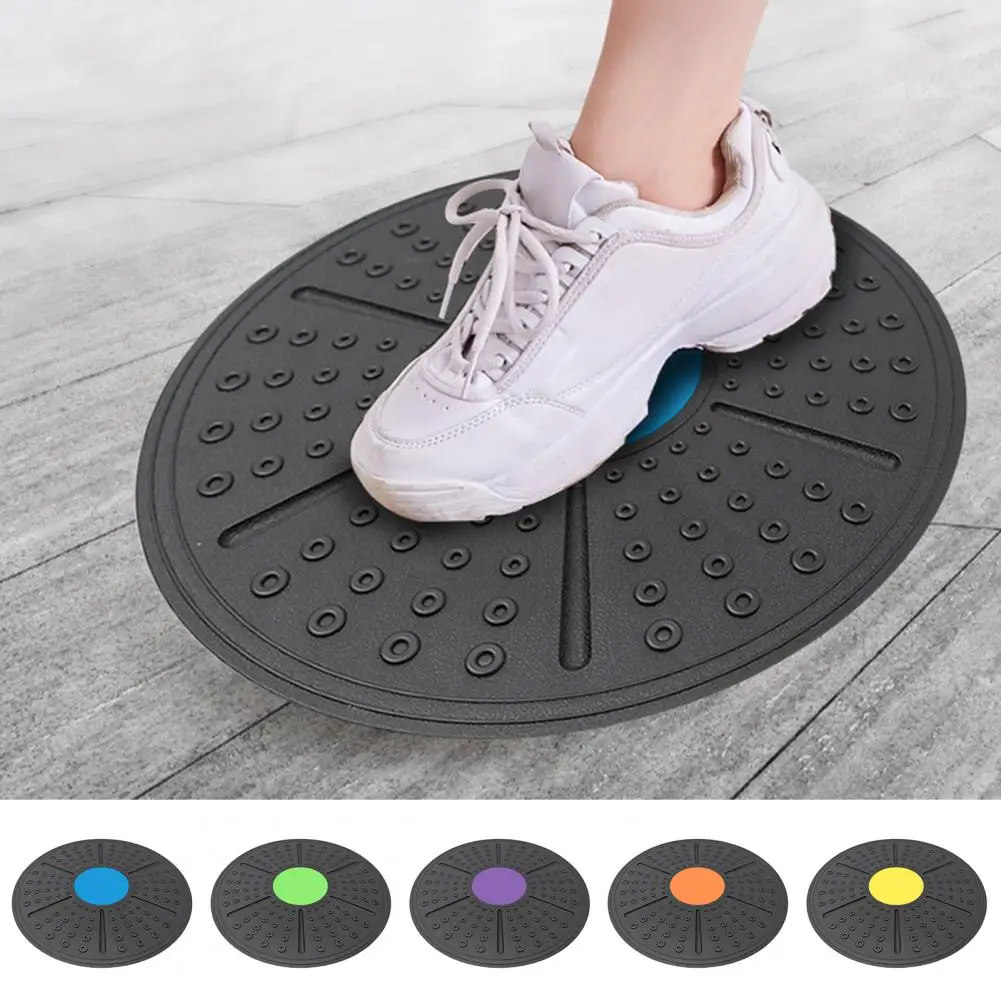 Practical Rotatable Anti-break Round Shape Twist Waist Yoga Training Board Fitness Equipment Waist Twisting Disc Exercise