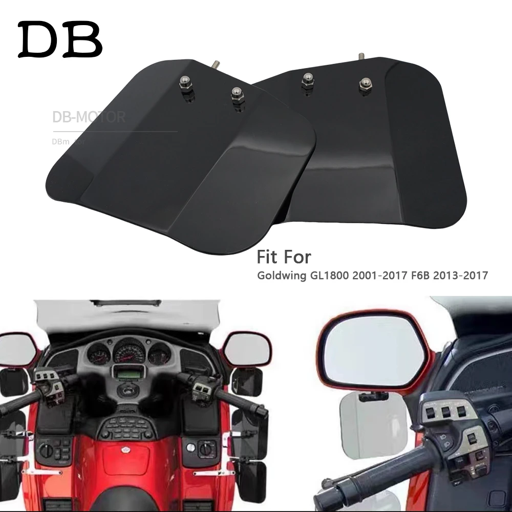 Motorcycle Hand Guard Deflector Mount Tint Mirror Wind Case Accessories Fit  For Honda Goldwing GL1800 2001-2017 F6B 2013-2017