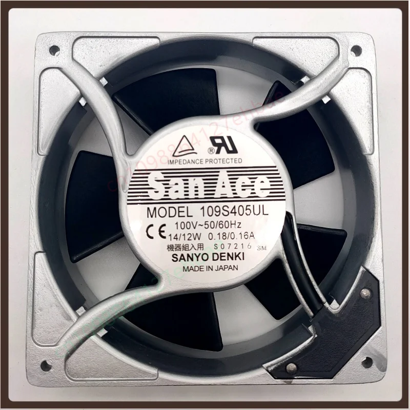 Z  for   1 pcs Sanyo12038 100V 14/12W 109S405UL metal frame imported cooling fan