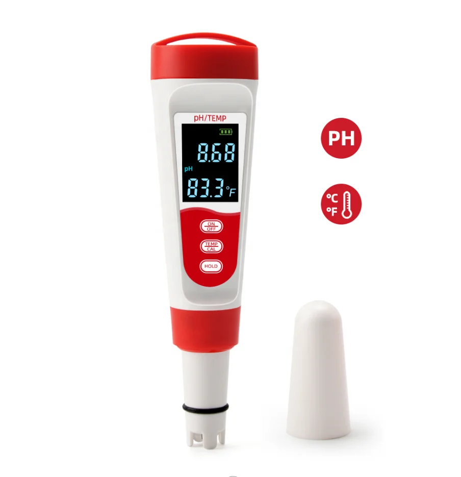 

Handheld Digital PH/Temp 2 in 1 Meter PH temp Tester Pen