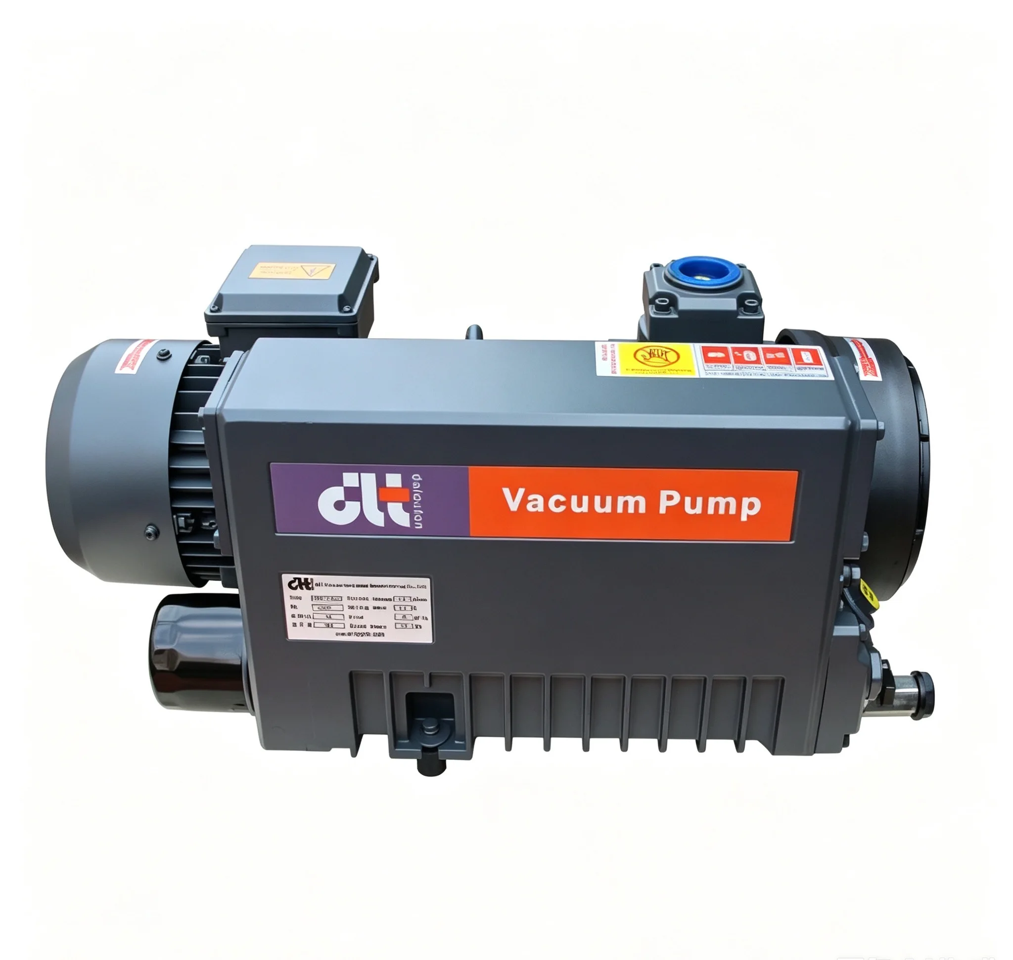DLTV0040 Single-Stage Oil-Sealed Rotary Vane Vacuum Pump Iron Construction Three-Phase Motor 40m/h Flow Rate OEM Low Pressure