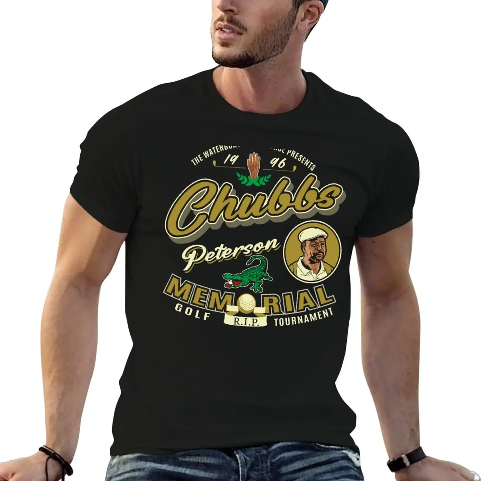 Chubbs Peterson Memorial Golf Tournament T-Shirt plus size tops shirts graphic man clothes Men's t-shirt