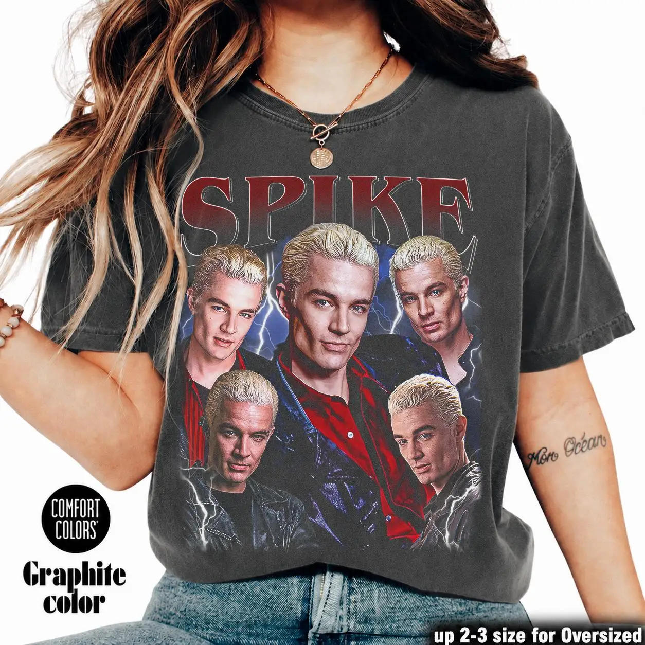 Spike Buffy The Vampire Slayer Shirt, Spike Vampire Aesthetic, Comfort Colors Unisex Tee FD