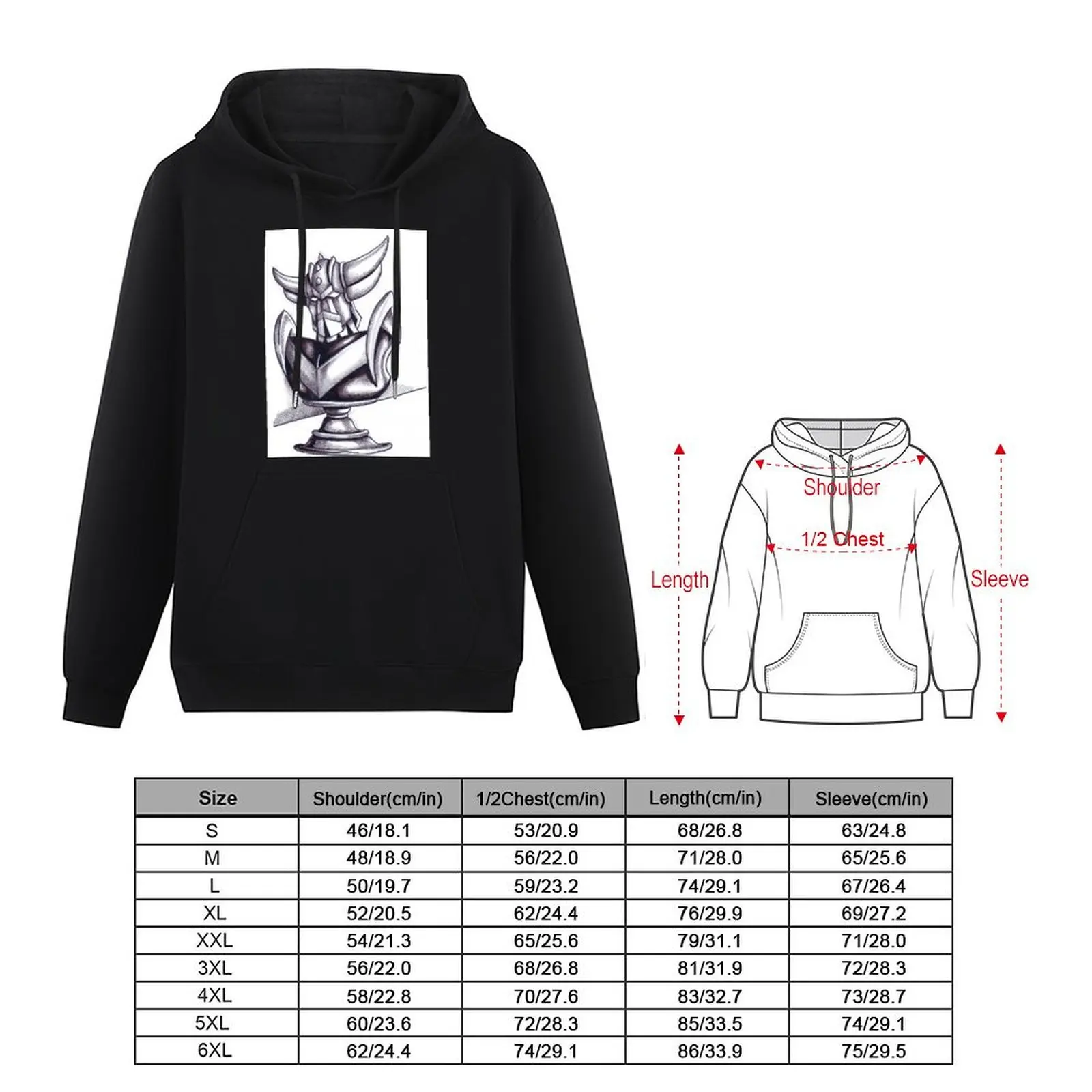 Pion Goldorak 80's Pullover Hoodie męska odzież jesienna jesień nowe produkty męskie bluzy z kapturem