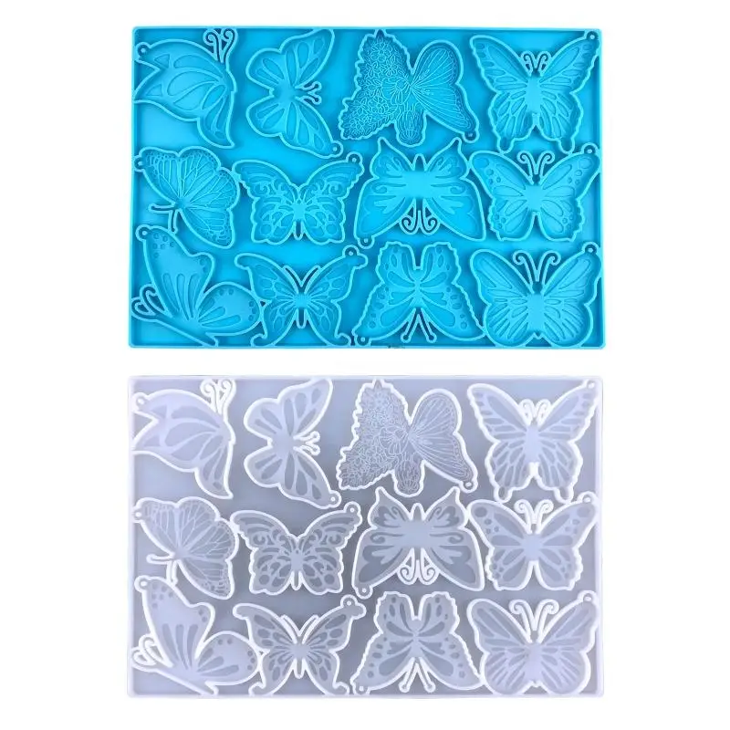 for Creative Keychain Resin Molds for Butterfly Shaped Casting Mold DIY Craft Mould for DIY Women Keychains Pendant Dropship