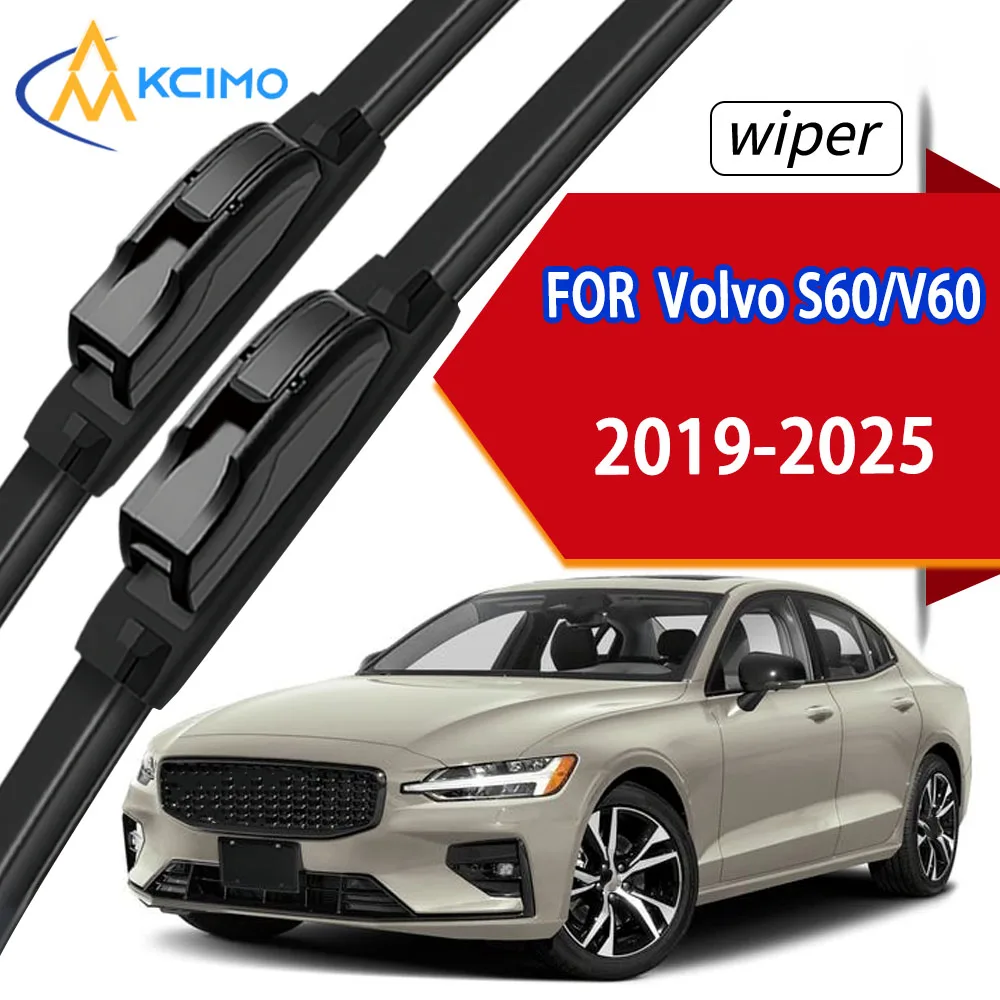 2pcs Front Windshield Wiper Blades For Volvo S60 V60 2019-2025 Windscreen Window Accessories