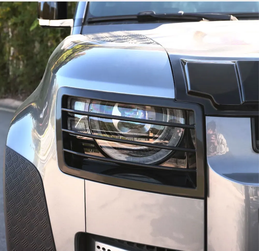 

For Land Rover Defender 20-25 stainless steel headlight protection cover modification accessories