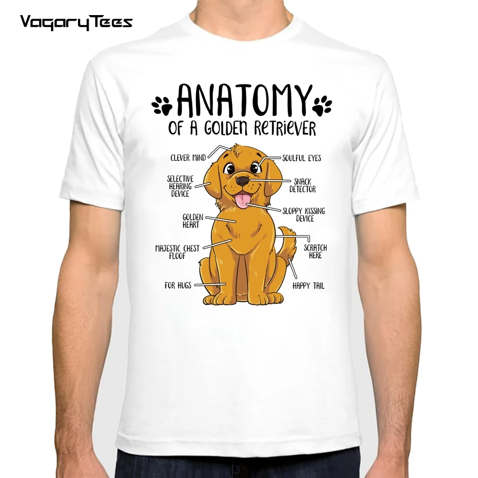 

Funny Labrador Retriever Anatomy Lab Dog Lover Gift Print men tshirt Cute Casual Tops Dog Lovers Simple Tees unisex streetwear