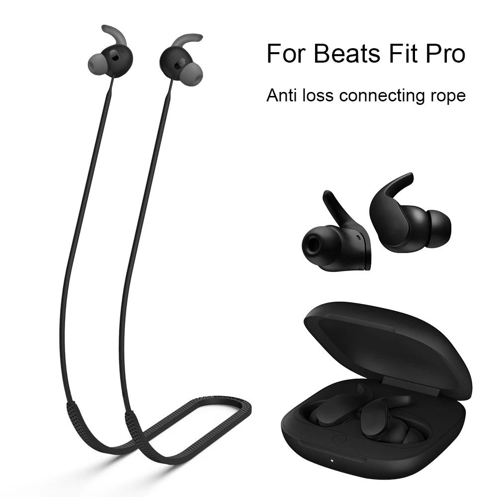 Anti Loss Connecting Rope for Beats Fit Pro Silicone Earbuds Extension Cable