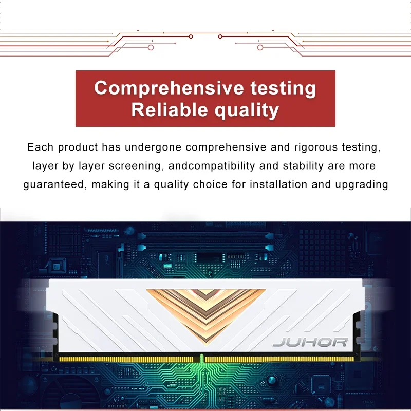 주호르 16GB DDR5 5600MHz 고속 ECC 호환 데스크탑 서버 메모리 16GB 램 1.25V 게이밍 메모리 재고 썸네일 5