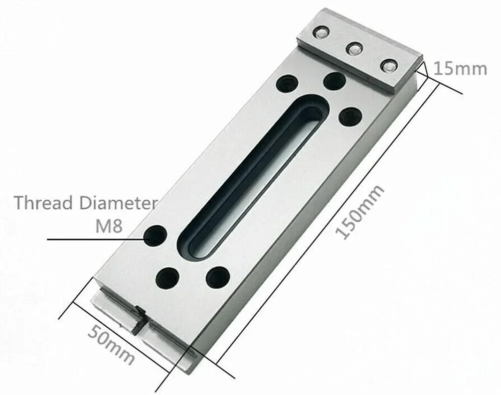 2PCS Wire EDM Fixture Board Jig CNC Tool For Clamp And Level 150x50x15mm Wire EDM Part