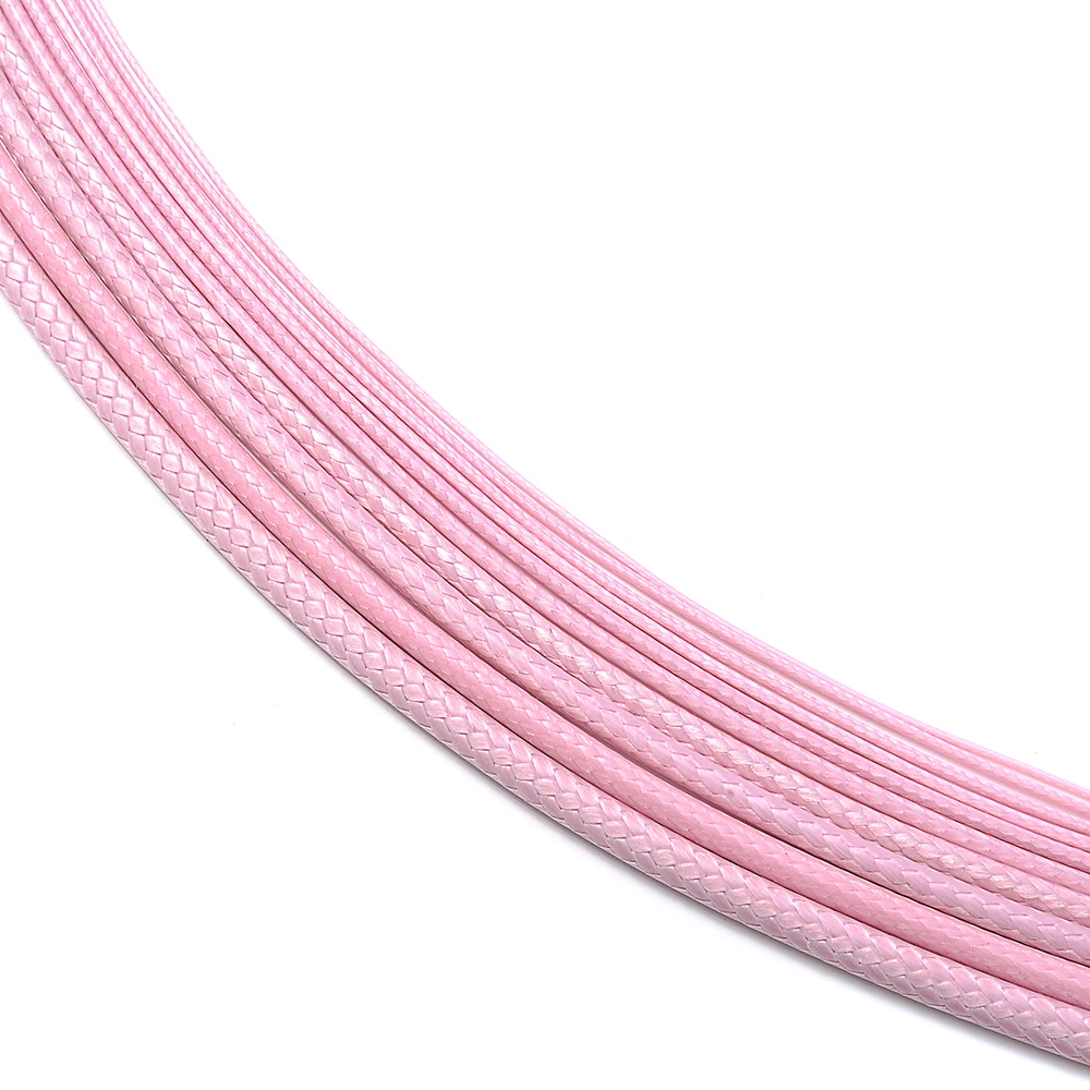 0,5–3,0 mm Kunstlederlinie, gewachstes Seil, Pu-Lederfaden für Schmuckherstellung, Armband, Halskette, DIY-Zubehör (nicht 1 Rolle) – Detail 6