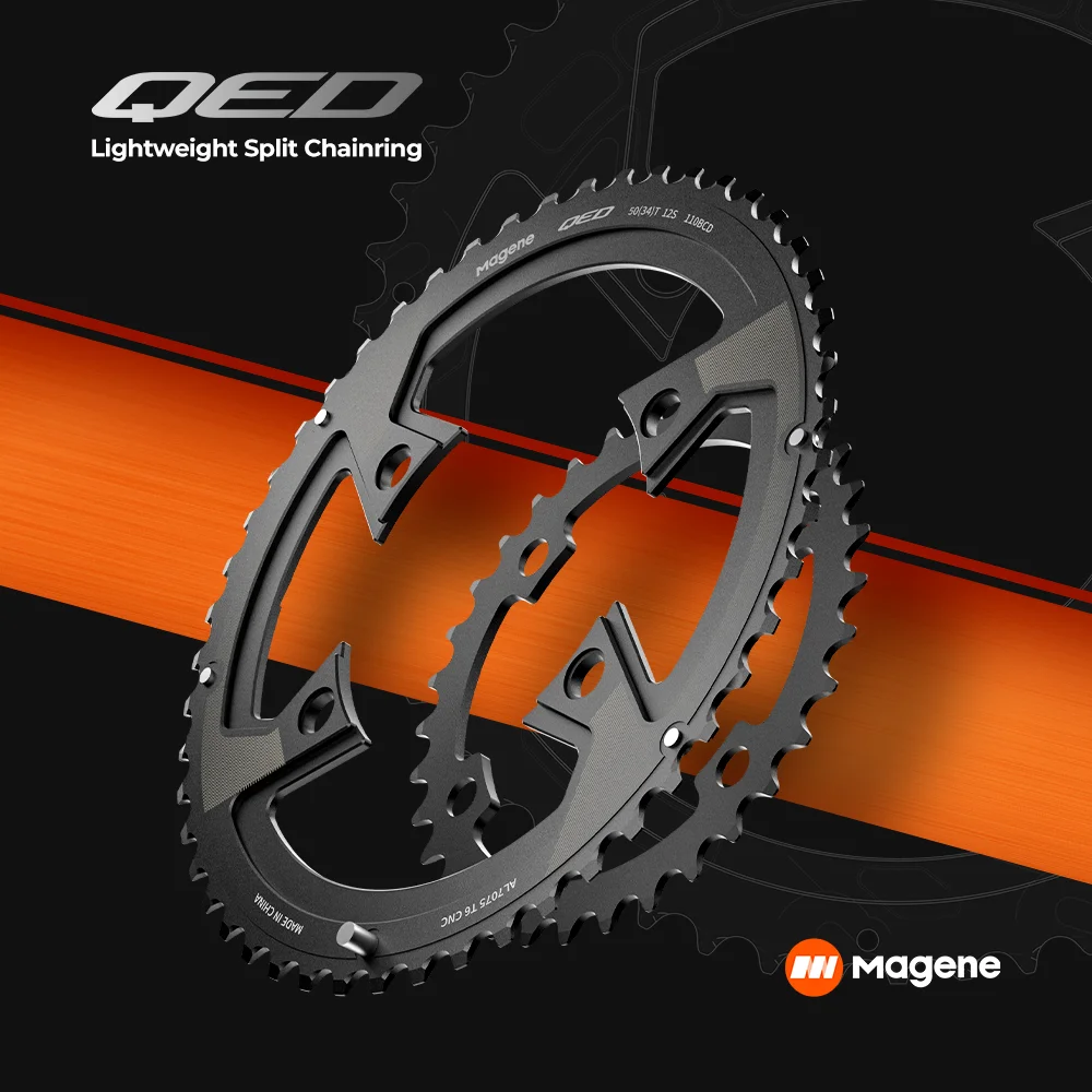 Magene pes P505 rozseknout dutý uitra lehký 110 bcd kolo z energie měřič silnice chainwheel pro shimano sram jízdní kolo příslušenství částí