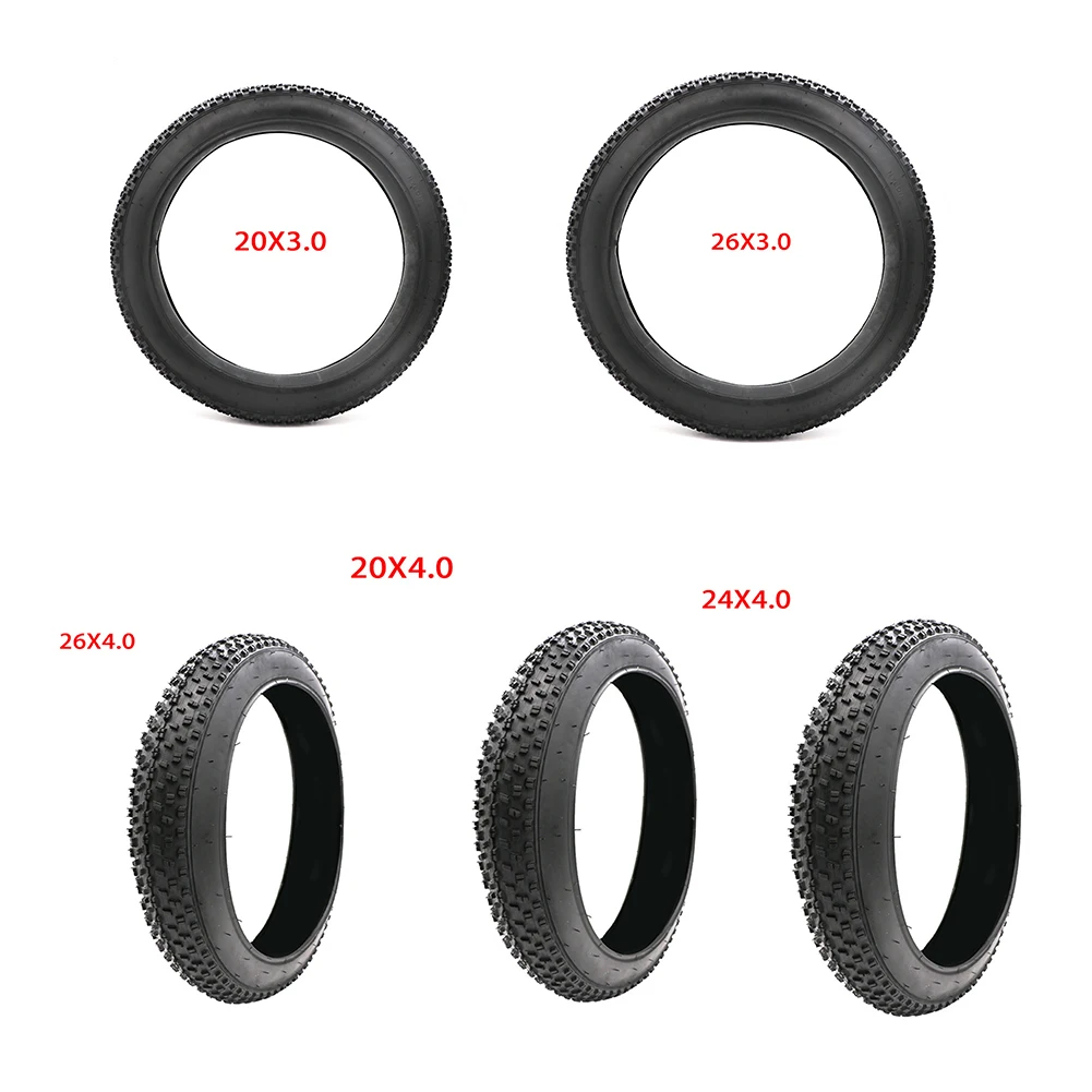 

Snow Bike Tires Beach Bicycle Fat Tyre Buggy Puncture Proof Widening Non-slip Riding Cycling Tyres 20 / 24 / 26 x 3.0 / 4.0 Inch