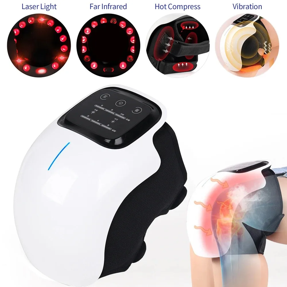 

NEW Smart Knee Massager Vibration Air Pressure Knee Massage Machine Electric Elbow Shoulder Knee masajeador