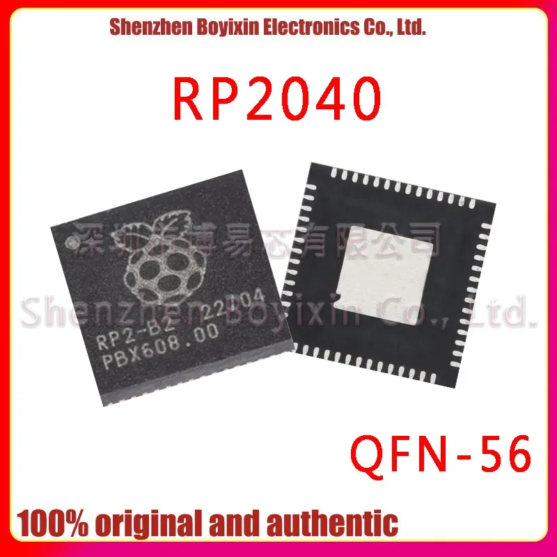 

RP2040 package QFN-56 ARM Cortex-M0 133MHz RAM: 264KB MCU (MCU/MPU/SOC) IC chip