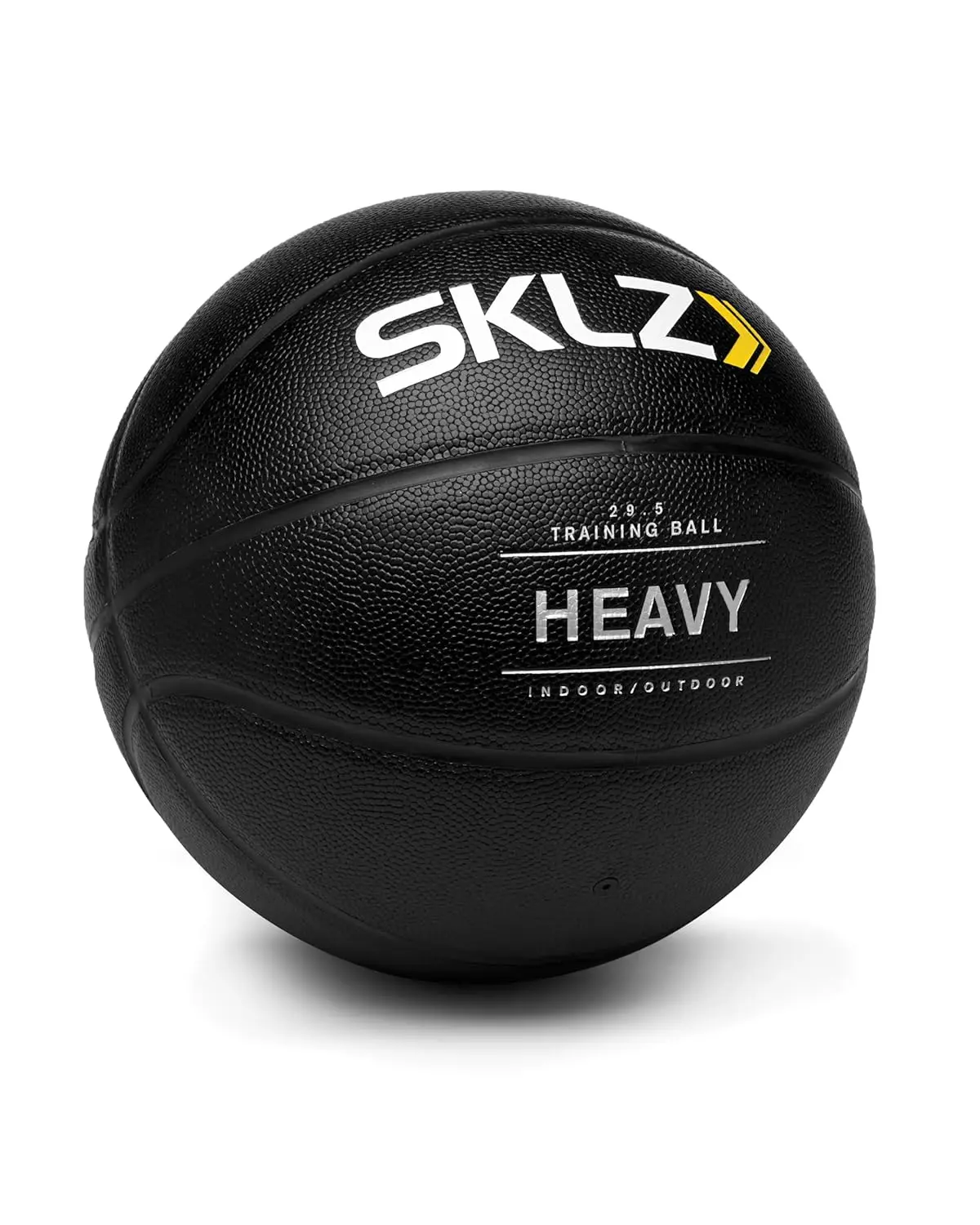 

SKLZ Weighted Training Basketball, 29.5" - 3-lb Heavy Training Ball - Black, Quality Faux Leather Construction - Durable & Wear-