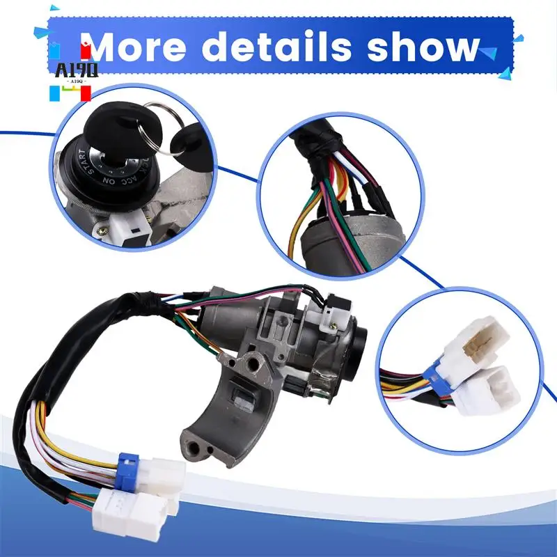 

A19Q-819054A610 Car STARTER LOCK + KEYS And CYLINDER LOCK SET For Hyundai I800 H1 Starex H-1 2002 Car Part 81905-4A610